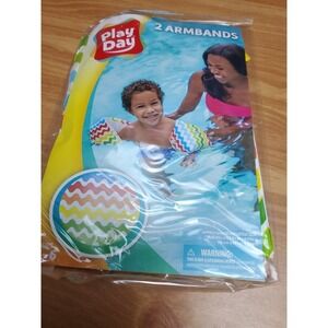 New Package Of 2 Kids Pool Floats Armbands by Play Day - Ages 3-6